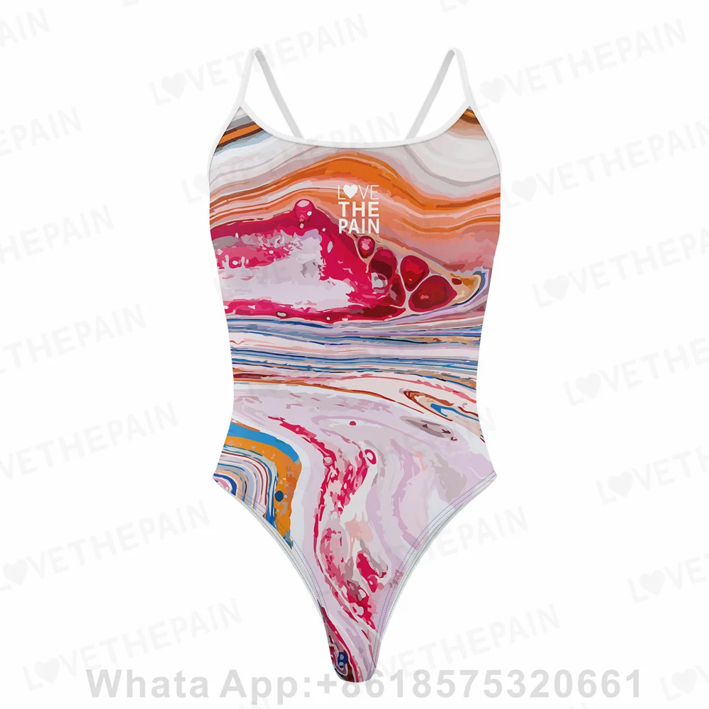 Love The Pain Bikini Sexy De Una Pieza Para Mujer Traje De Ba O