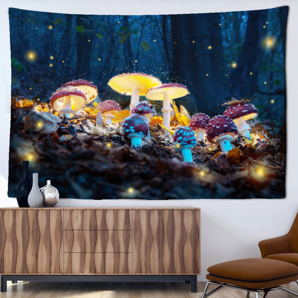 Psychedelic Mushroom Tapestry Wall Art Covering Hippie Home Decor
Psychedelic Mushroom Tapestry Wall Art Covering Hippie Home Decor