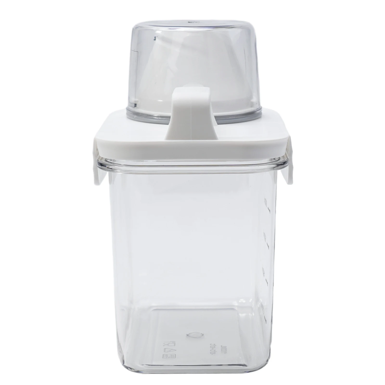 1PC Laundry Detergent Dispenser Transparent White PET Airtight Detergent Dispenser Multi-Purpose Washing Powder Dispenser
1PC Laundry Detergent Dispenser Transparent White PET Airtight Detergent Dispenser Multi-Purpose Washing Powder Dispenser