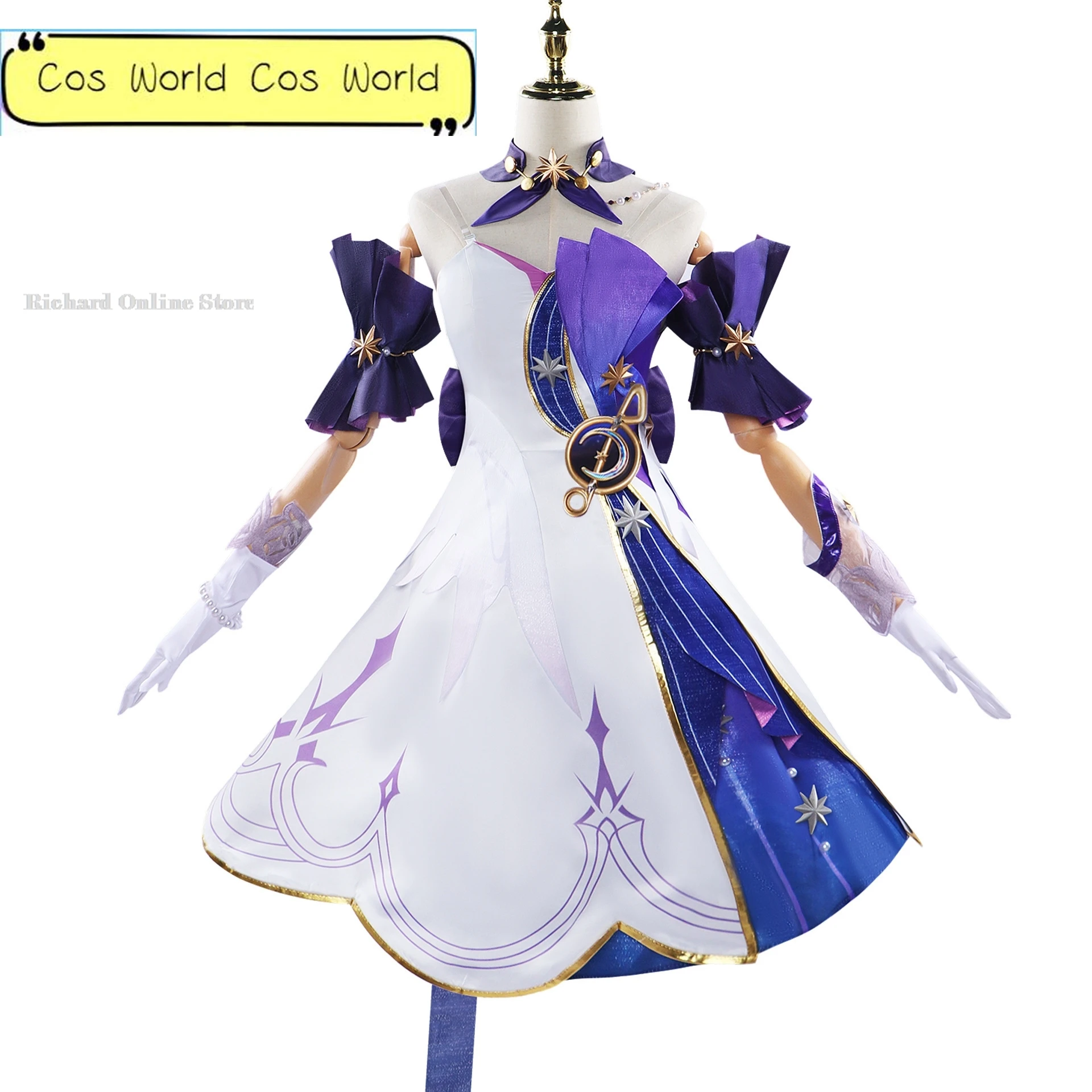 Robin Anime Game Honkai: Star Rail Cosplay Costume Clothes Uniform Cosplay Penacony Singer Music Festival Woman Halloween Party
Robin Anime Game Honkai: Star Rail Cosplay Costume Clothes Uniform Cosplay Penacony Singer Music Festival Woman Halloween Party