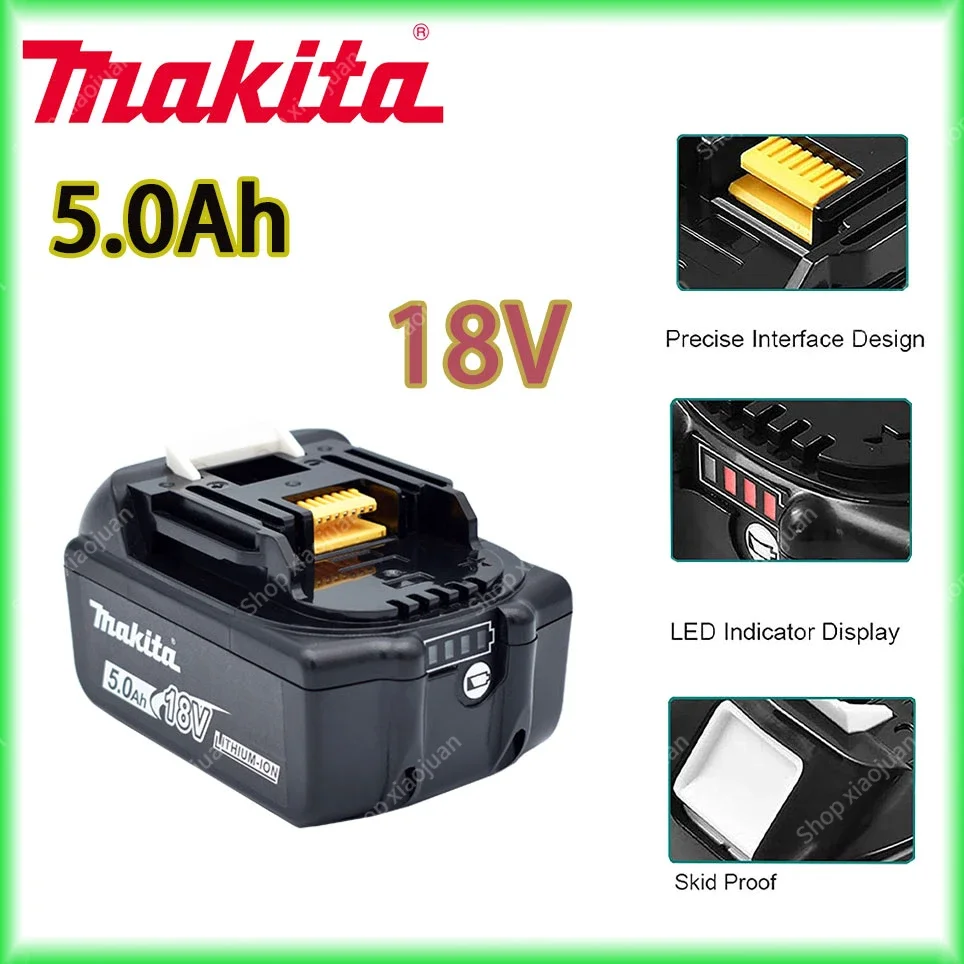 18V 5000mAh Makita Original With LED lithium ion replacement LXT BL1860B BL1860 BL1850 Makita rechargeable power tool battery
18V 5000mAh Makita Original With LED lithium ion replacement LXT BL1860B BL1860 BL1850 Makita rechargeable power tool battery