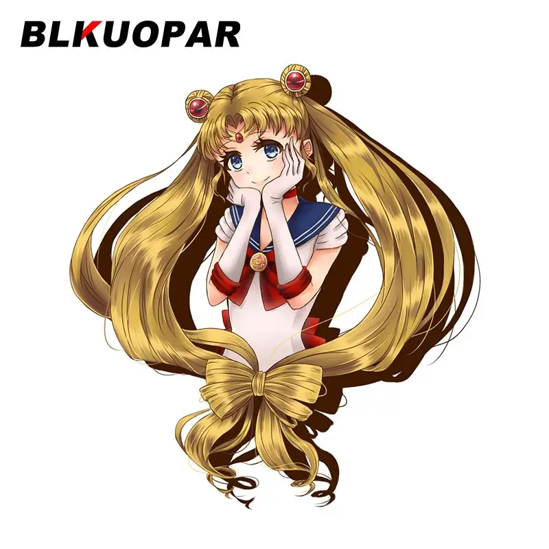 BLKUOPAR 13cm x 12cm for Sailor Moon Car Stickers Sunscreen Decal Fashionable Original Waterproof Motorcycle Laptop Decoration
BLKUOPAR 13cm x 12cm for Sailor Moon Car Stickers Sunscreen Decal Fashionable Original Waterproof Motorcycle Laptop Decoration