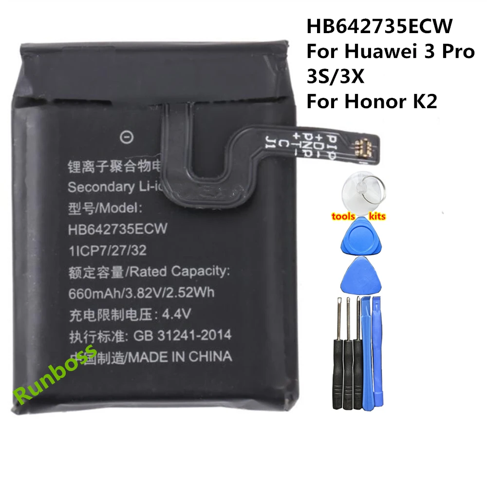 Оригинальный высококачественный аккумулятор 660 мАч HB642735ECW для Huawei 3 Pro 3S 3X для Honor K2 Детские Смарт-часы
Оригинальный высококачественный аккумулятор 660 мАч HB642735ECW для Huawei 3 Pro 3S 3X для Honor K2 Детские Смарт-часы