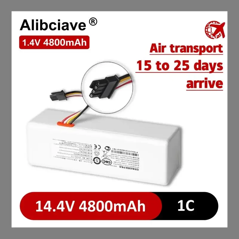 14.4V 6800mAh Robot Vacuum Cleaner 1C Battery for 1C STYTJ01ZHM Robot Vacuum Mop Cleaner
14.4V 6800mAh Robot Vacuum Cleaner 1C Battery for 1C STYTJ01ZHM Robot Vacuum Mop Cleaner