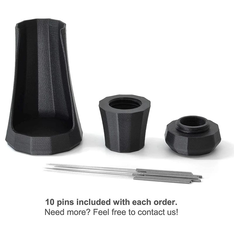 Espresso Coffee Stirrer WDT Tool And Self-Aligning Stand Coffee Stirring Tool Black
Espresso Coffee Stirrer WDT Tool And Self-Aligning Stand Coffee Stirring Tool Black