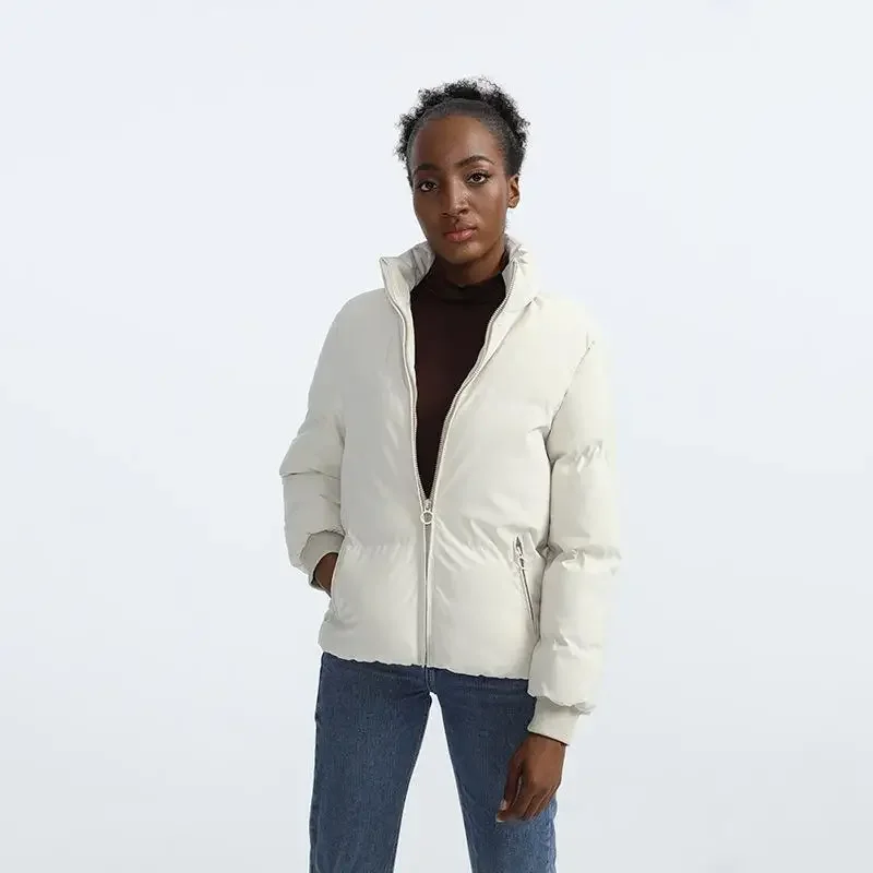 2023 Autumn and Winter New Women's Casual Long-sleeved Jacket Solid Color Cotton Jacket Bread Jacket Stand Collar Cotton Jacket
2023 Autumn and Winter New Women's Casual Long-sleeved Jacket Solid Color Cotton Jacket Bread Jacket Stand Collar Cotton Jacket