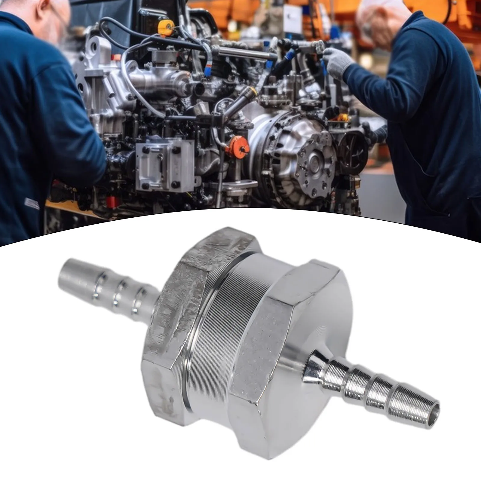 Automobile Fuel One-way Check Valve 4/6/8/10/12mm Suitable For Carburetor Aluminum Alloy Check Valve 0.2-6 Bar Power Tools
Automobile Fuel One-way Check Valve 4/6/8/10/12mm Suitable For Carburetor Aluminum Alloy Check Valve 0.2-6 Bar Power Tools