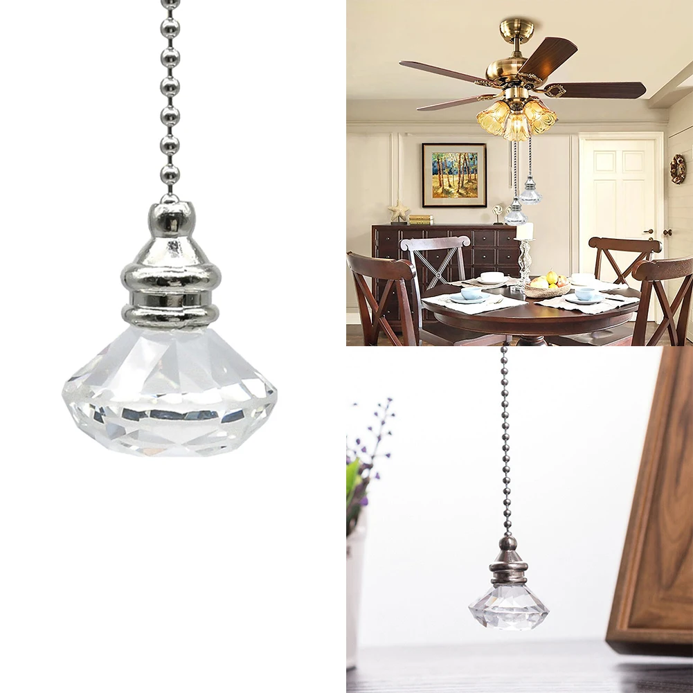 Chain Crystal Chain Bathroom Chain Length 35cm Cord Handle Crystal Style Designer For Light Switch Pendant Length 4cm
Chain Crystal Chain Bathroom Chain Length 35cm Cord Handle Crystal Style Designer For Light Switch Pendant Length 4cm