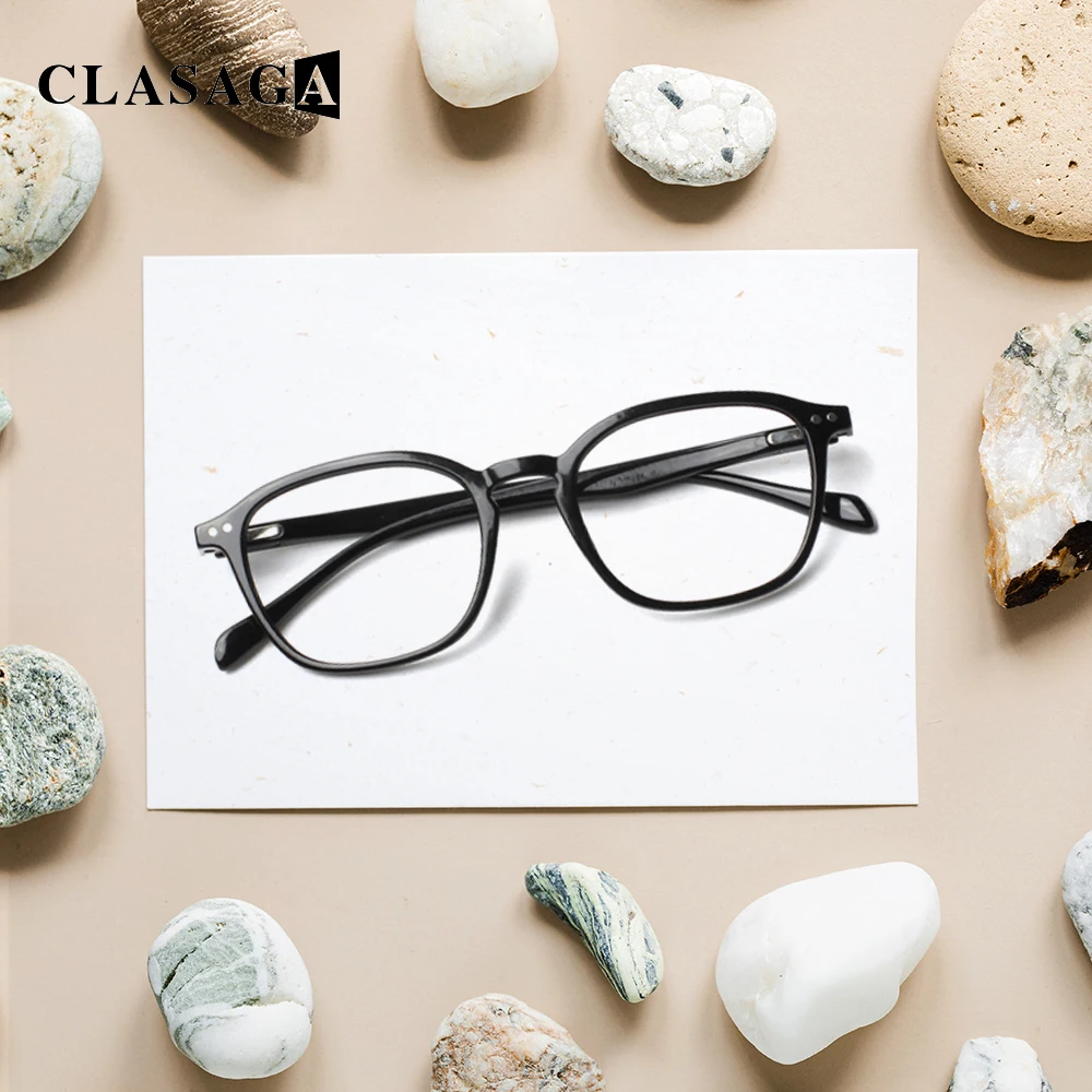 CLASAGA Men's and Women's Rectangular Metal Hinges Comfortable Reading Glass Office Lightweight Decorative Prescription Eyewear
CLASAGA Men's and Women's Rectangular Metal Hinges Comfortable Reading Glass Office Lightweight Decorative Prescription Eyewear
