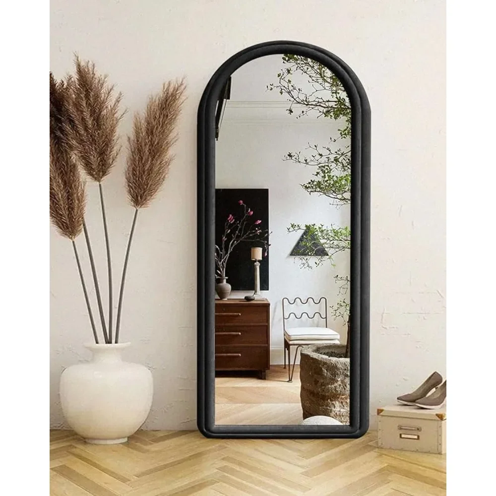 Floor Mirror, Arched Full Length Mirrors Stand,Full Body Mirror,Wall Mirrores,Wall Mounted,Flannel Frame -Black
Floor Mirror, Arched Full Length Mirrors Stand,Full Body Mirror,Wall Mirrores,Wall Mounted,Flannel Frame -Black
