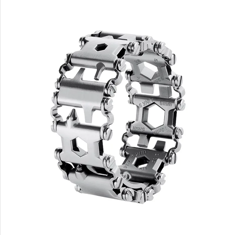 29-in-1 Stainless Steel Survival Bracelet with Screwdriver Kit - Perfect Gift for Outdoor Enthusiasts
29-in-1 Stainless Steel Survival Bracelet with Screwdriver Kit - Perfect Gift for Outdoor Enthusiasts