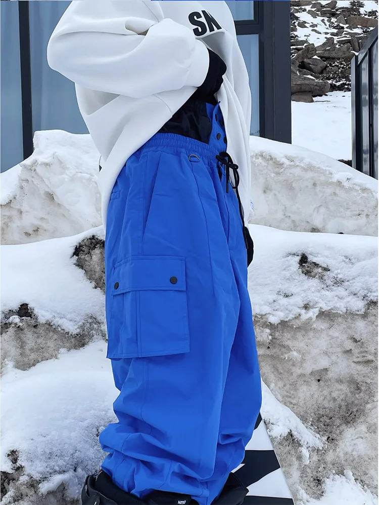 Unisex Waterproof Ski And Snowboarding Cargo Pants