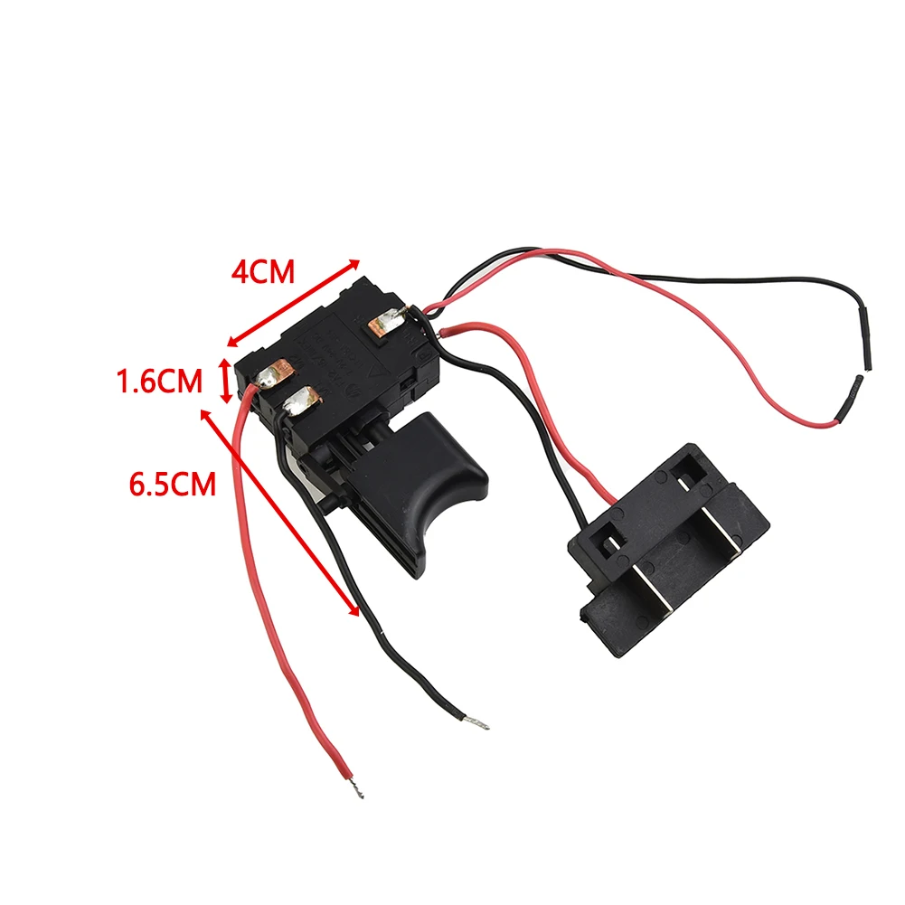 W/ Light Trigger Switch 12V14.4V18V Black Cordless Drill Lithium Battery Plastic/Metal Trigger Switch Protable
W/ Light Trigger Switch 12V14.4V18V Black Cordless Drill Lithium Battery Plastic/Metal Trigger Switch Protable