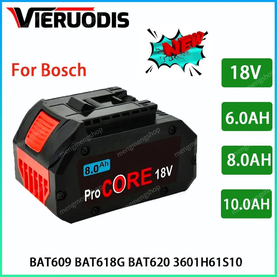 For Bosch 18V 8.0AH 10.0AH 6.0AH Professional Cordless Tool BAT609 GBA18V80 BAT618 21700 Battery ProCORE Replacement Battery
For Bosch 18V 8.0AH 10.0AH 6.0AH Professional Cordless Tool BAT609 GBA18V80 BAT618 21700 Battery ProCORE Replacement Battery