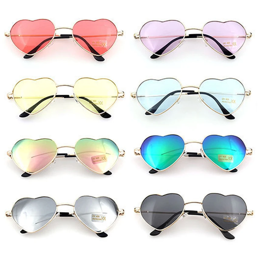 

2023 Love Heart Shaped Polarized Sunglasses Women Men Brand Design Eyewear Party Sun Glasses Outdoor Goggle UV400 Oculos De Sol