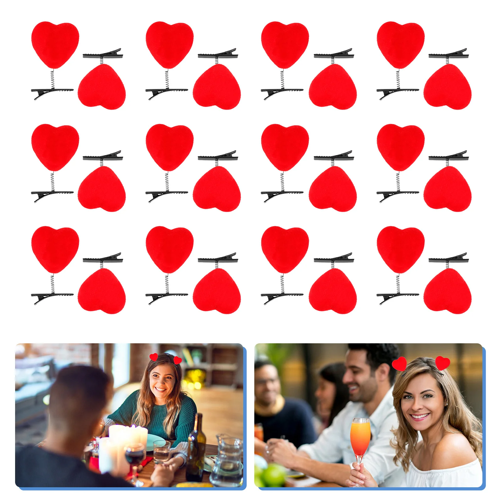 40 Pcs Valentine's Day Hair Clips Pin Heart Hairpin Girl Iron Barrettes Women Women's
40 Pcs Valentine's Day Hair Clips Pin Heart Hairpin Girl Iron Barrettes Women Women's