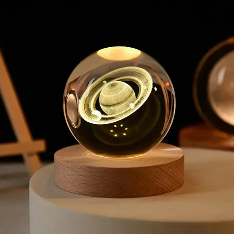 6cm 3D Crystal ball Crystal Planet Night Light Laser Engraved Solar System Globe Astronomy Birthday Gift Home Desktop Decoration
6cm 3D Crystal ball Crystal Planet Night Light Laser Engraved Solar System Globe Astronomy Birthday Gift Home Desktop Decoration