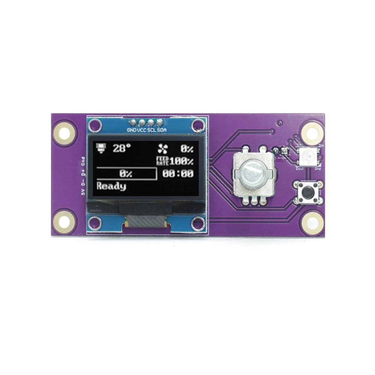 OLED-дисплей 1,3 дюйма для Raspberry Pi/Gemini, яркий RGB дисплей для Voron V0 V0.1 V0.2, аксессуары для 3D-принтера
OLED-дисплей 1,3 дюйма для Raspberry Pi/Gemini, яркий RGB дисплей для Voron V0 V0.1 V0.2, аксессуары для 3D-принтера