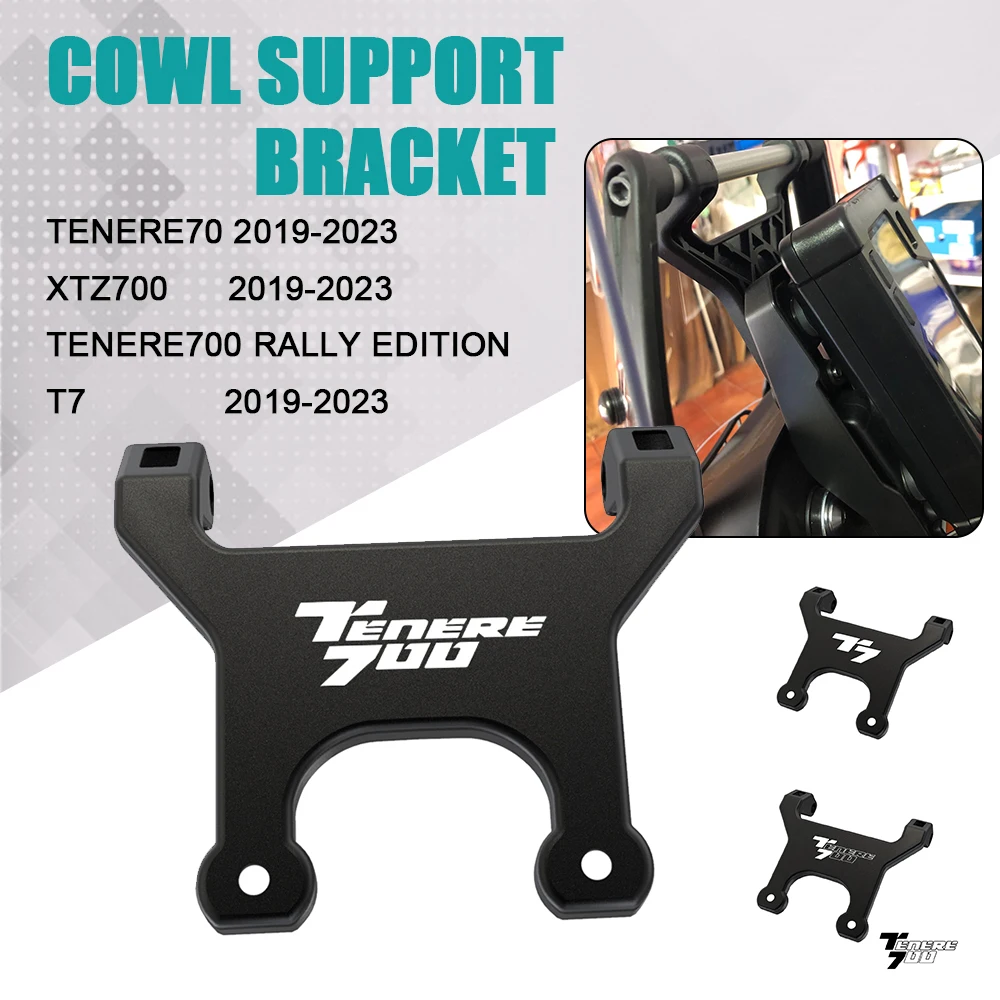 

Tenere 700 Dash Stabilizer Anti Vibration Bracket Anti Shake Support For Yamaha TENERE700 T7 T700 XTZ 690 2019 - 2021 2022 2023