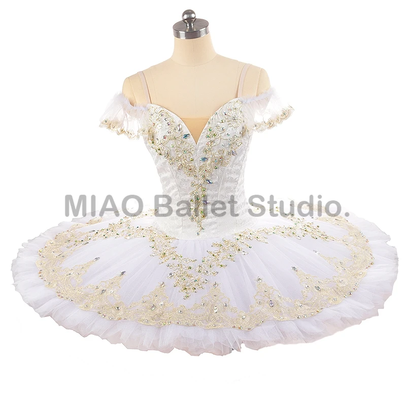 

Girl white Sleeping Beauty Variations Tutu ballet competition orange peach professional tutu classical pancake Costume pink 0267