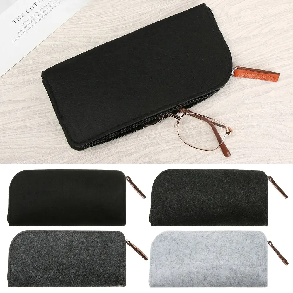 Multifunctional Wool Felt Cloth Zipper Portable Glasses Case Bag Sunglasses Case Box Soft Portatives Protector Eyeglasses Pouch
Multifunctional Wool Felt Cloth Zipper Portable Glasses Case Bag Sunglasses Case Box Soft Portatives Protector Eyeglasses Pouch