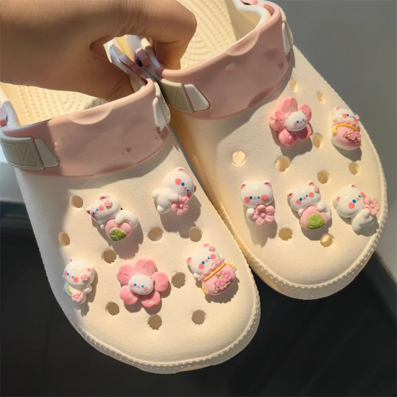 Cute Pink Cherry Rabbit Shoe Charms for Crocs Charms Pack Sale for Crocs Shoes Accessories Girls Cartoon Cat Shoes Decor Gifts
Cute Pink Cherry Rabbit Shoe Charms for Crocs Charms Pack Sale for Crocs Shoes Accessories Girls Cartoon Cat Shoes Decor Gifts