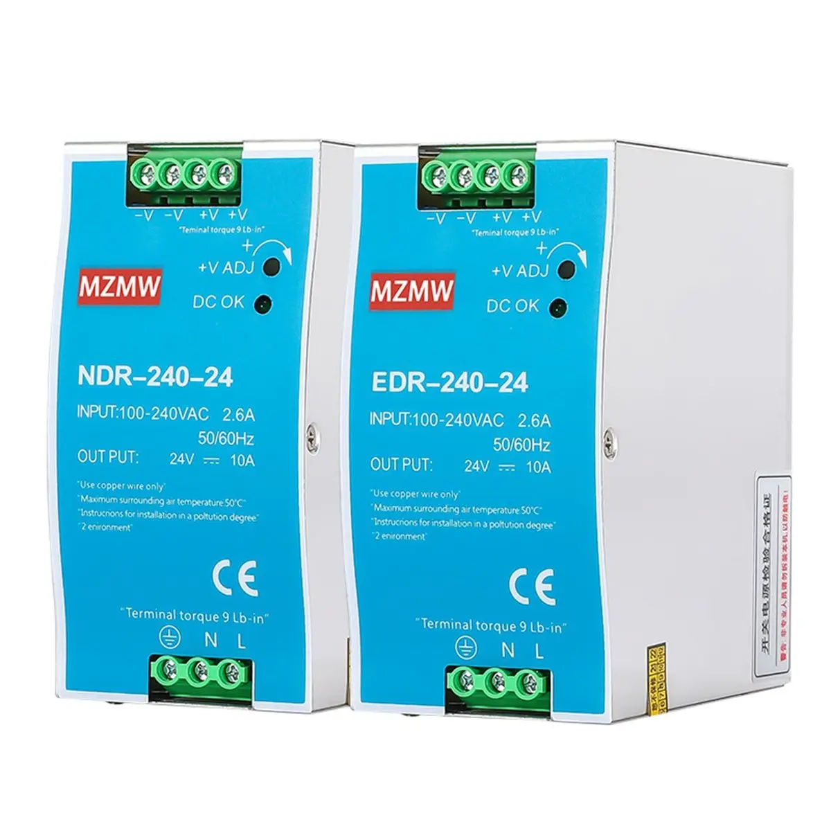 EDR-75 EDR-120 EDR-150 12V 24V DC 75W 120W 150W 240W Single Output Industrial DIN RAIL Power Supply Bench Power Supply 
EDR-75 EDR-120 EDR-150 12V 24V DC 75W 120W 150W 240W Single Output Industrial DIN RAIL Power Supply Bench Power Supply