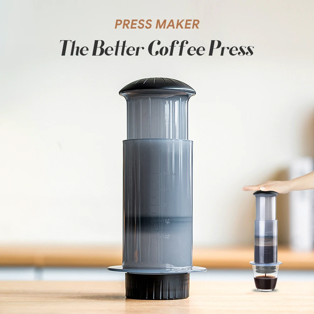 300ml Espresso Coffee Maker Portable Cafe French Press Coffee Pot With Filter Paper Kit Bar Set For AeroPress Machine DIY Coffee
300ml Espresso Coffee Maker Portable Cafe French Press Coffee Pot With Filter Paper Kit Bar Set For AeroPress Machine DIY Coffee