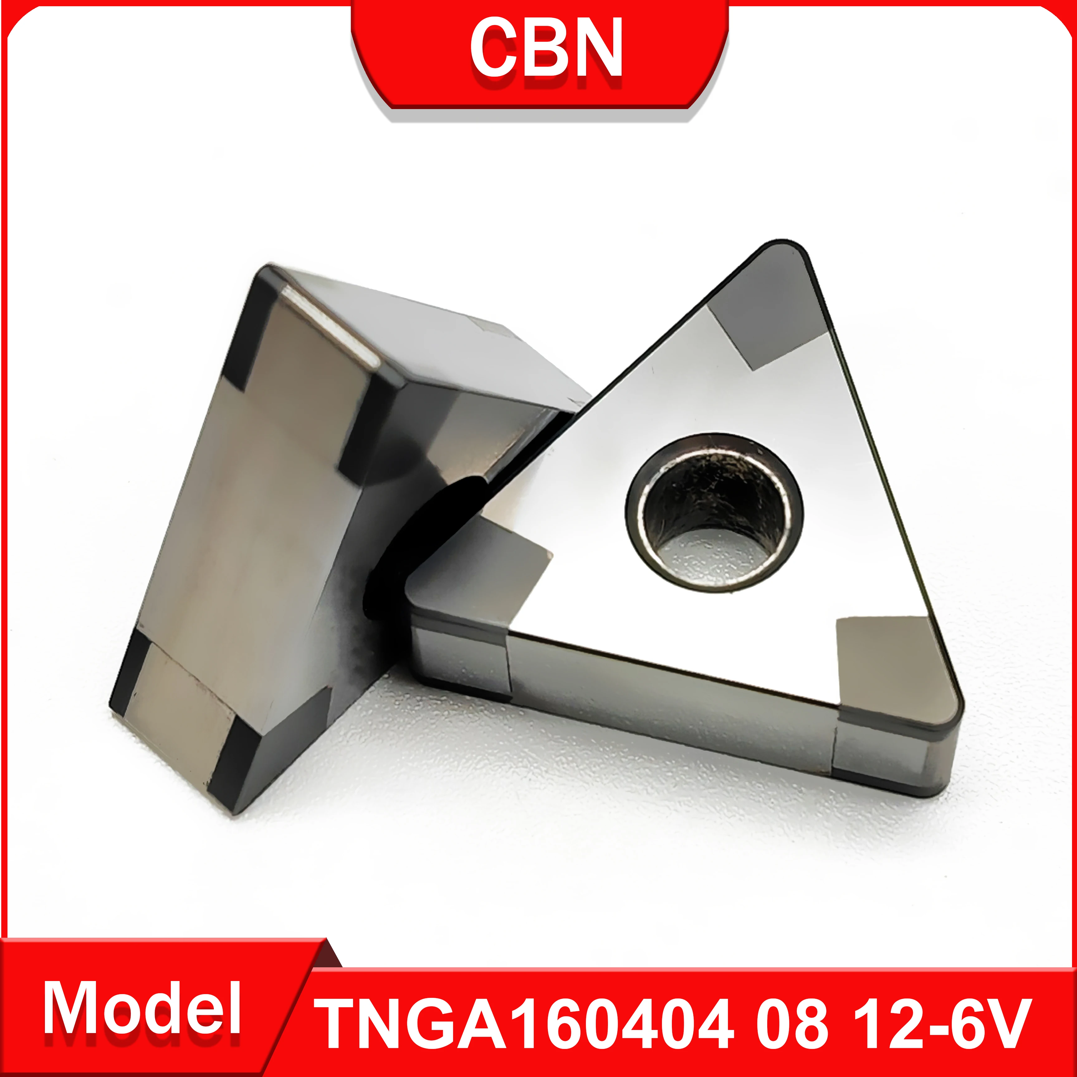 

CBN TNGA160404 TNGA160408 фотоинструмент обработки твердой стали и чугуна и других материалов высокой твердости 10 шт TNGA