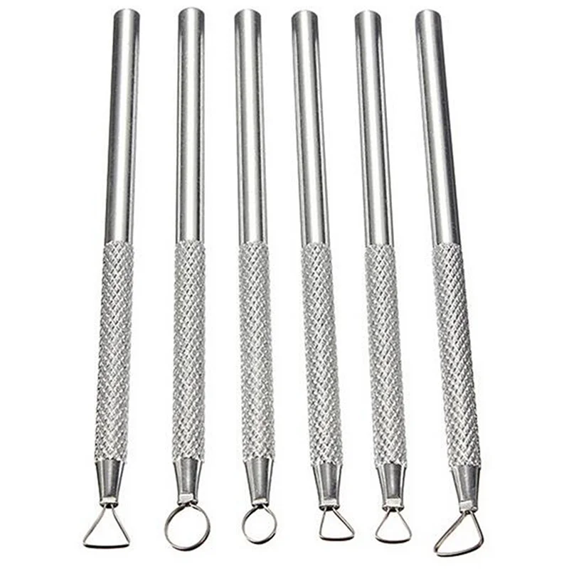 6 Pcs Aluminum Alloy Polymer Clay Tools Pottery Ceramic Sculpting Tools Carving Ribbon Wire End Loop Clay Tools Set For Detail
6 Pcs Aluminum Alloy Polymer Clay Tools Pottery Ceramic Sculpting Tools Carving Ribbon Wire End Loop Clay Tools Set For Detail