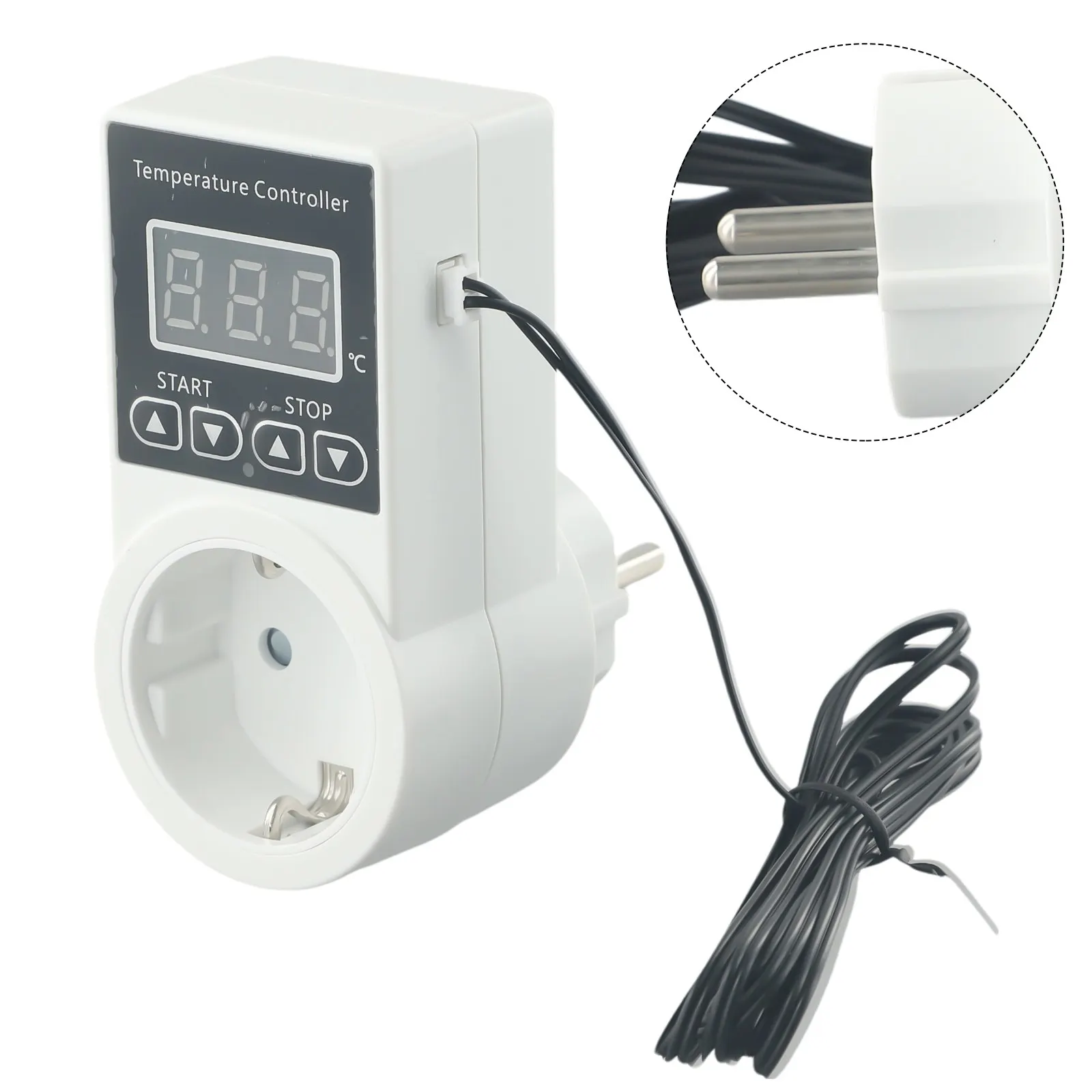 Temperature Switch Thermostat Sockets Digital EU Plug For Greenhouse Heating LCD Display Temperature Controller
Temperature Switch Thermostat Sockets Digital EU Plug For Greenhouse Heating LCD Display Temperature Controller