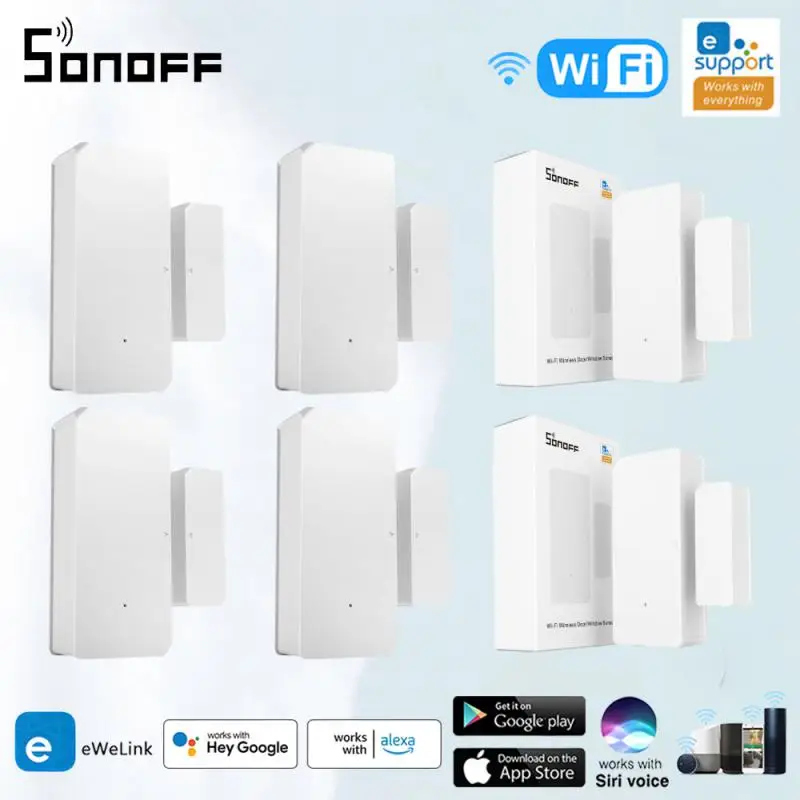 SONOFF DW2 Wifi Wireless Door Window Sensor Notification Open/Closed Detector Smart Home Security Alarm Support Alexa Google
SONOFF DW2 Wifi Wireless Door Window Sensor Notification Open/Closed Detector Smart Home Security Alarm Support Alexa Google