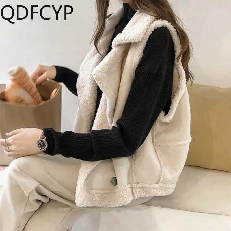 2023 Womens Vest Autumn Winter New Fashion Casual Loose Pockets Sleeveless Outerwear Harem Korean Office Lady Baggy Vest Female
2023 Womens Vest Autumn Winter New Fashion Casual Loose Pockets Sleeveless Outerwear Harem Korean Office Lady Baggy Vest Female