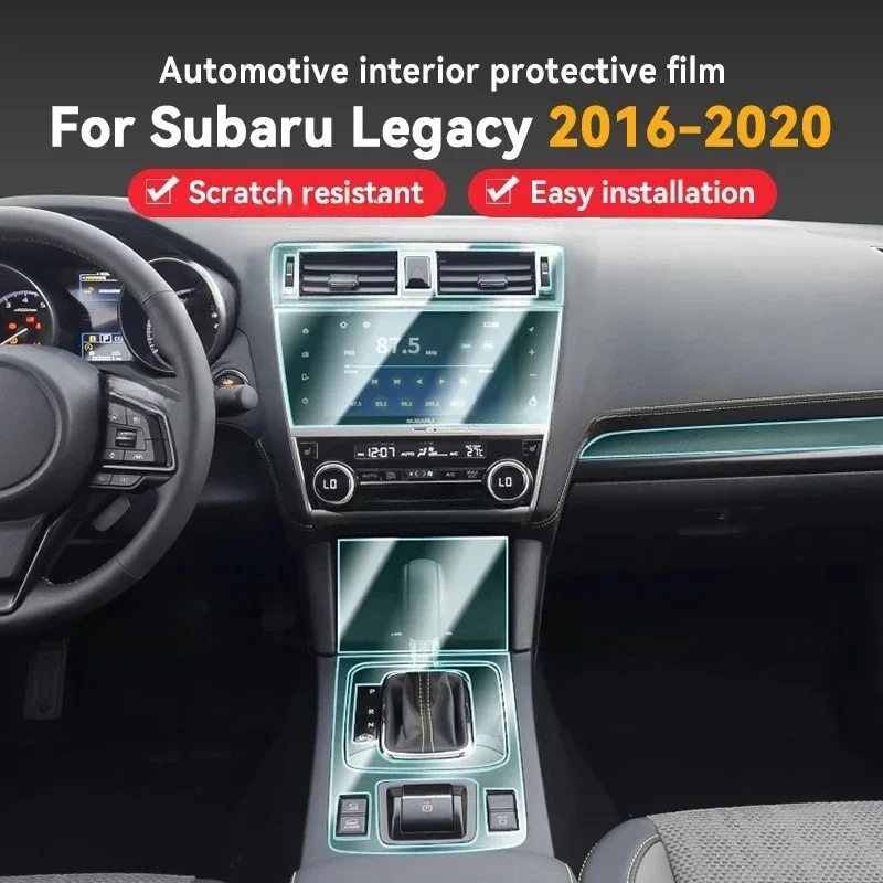 

Car Accessories Door Center Console Media Dashboard Navigation TPU Anti-scratch Protector Film For Subaru Legacy 2016-2020
