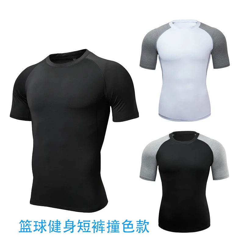 Men Compression T-Shirt Sports Short-Sleeved Tights Quick-Drying Elastic Fitness Clothing Running Training T-Shirt
Men Compression T-Shirt Sports Short-Sleeved Tights Quick-Drying Elastic Fitness Clothing Running Training T-Shirt