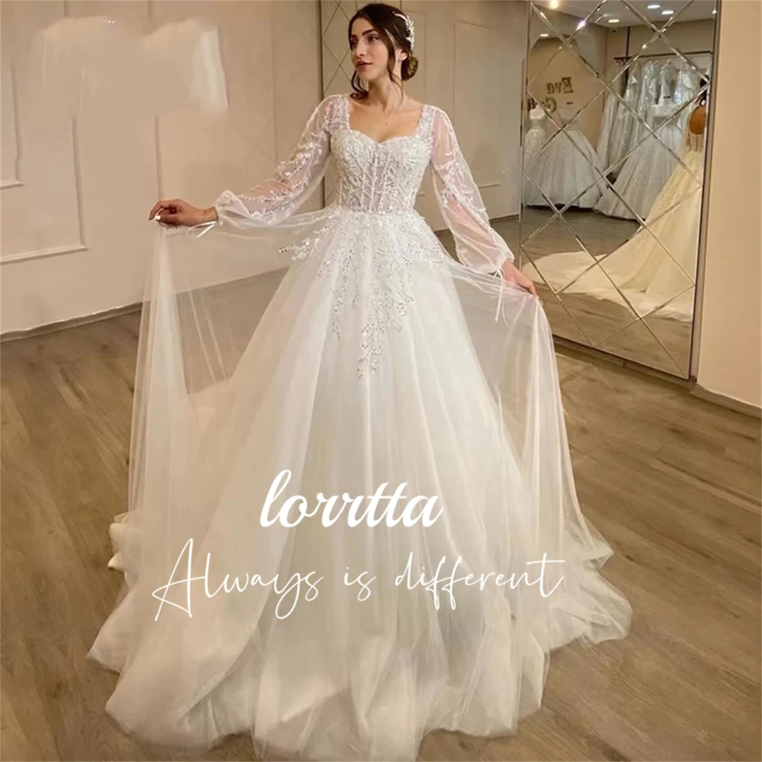 Lorrtta White Wedding Dress Sweetheart Applique Glitter Bridal Gown Puff Sleeve Tulle A Line Princess Wedding Dress Plus Size
Lorrtta White Wedding Dress Sweetheart Applique Glitter Bridal Gown Puff Sleeve Tulle A Line Princess Wedding Dress Plus Size