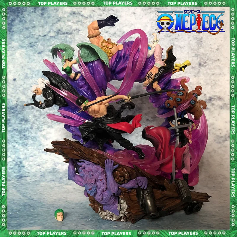24cm One Piece Anime Figures Zoro Gk Figurine Onigashima King Of Hell Action Figure Pvc Model Statue Decoration Toys Kids Gift
24cm One Piece Anime Figures Zoro Gk Figurine Onigashima King Of Hell Action Figure Pvc Model Statue Decoration Toys Kids Gift
