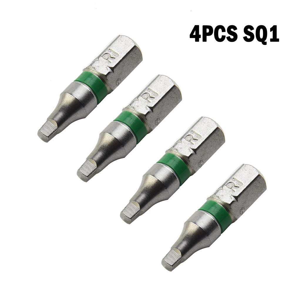 4pcs SQ1 SQ2 25mm Screwdriver Bits Magnetic Square Head 6.35mm Hex Shank For 1/4" Electric Hand Screwdriver Hand Tool Parts
4pcs SQ1 SQ2 25mm Screwdriver Bits Magnetic Square Head 6.35mm Hex Shank For 1/4" Electric Hand Screwdriver Hand Tool Parts