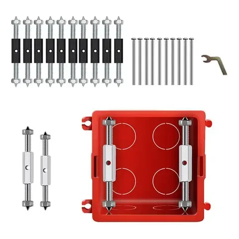 86 Type Wall Switch Cassette Lower Case Damage Repair Tools Adjustable Length Bracket Rod Lever Socket Screw
86 Type Wall Switch Cassette Lower Case Damage Repair Tools Adjustable Length Bracket Rod Lever Socket Screw