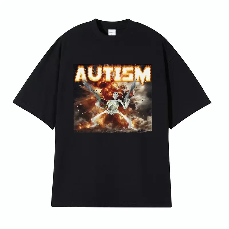 Autistic Funny Skeleton Meme Graphic T Shirt Men's Fashion Gothic Retro T Shirts Male High Quality O-Neck Oversized T-shirt Tops
Autistic Funny Skeleton Meme Graphic T Shirt Men's Fashion Gothic Retro T Shirts Male High Quality O-Neck Oversized T-shirt Tops