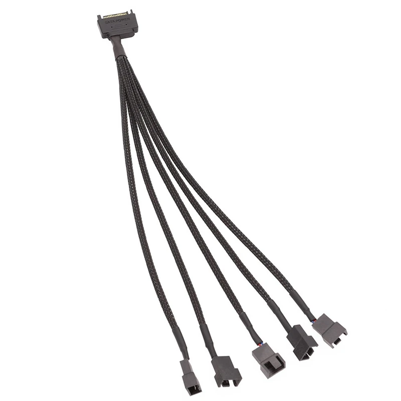 Кабель-адаптер питания для ПК, 15-Pin SATA-5 кабель адаптера вентилятора SATA-3 Pin/4 Pin
Кабель-адаптер питания для ПК, 15-Pin SATA-5 кабель адаптера вентилятора SATA-3 Pin/4 Pin