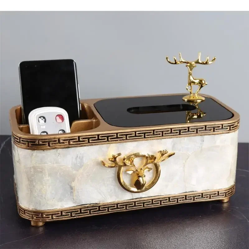 Paper Boxes Holder Tissue Multifunctional Storage Napkin Resin Box Organizer Desktop Rectangular Ornament Shell
Paper Boxes Holder Tissue Multifunctional Storage Napkin Resin Box Organizer Desktop Rectangular Ornament Shell