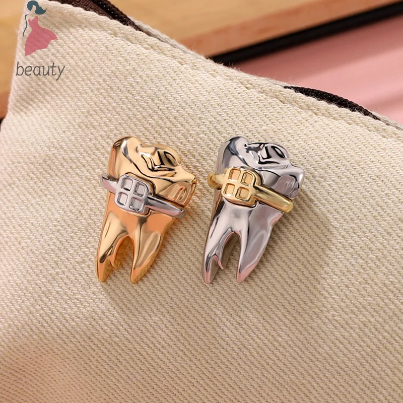 1PC Gold Silver Plated Medical Delicate Teeth Badge Lapel Pins Metal Woman Gift Doctor Nurse Jewelry
1PC Gold Silver Plated Medical Delicate Teeth Badge Lapel Pins Metal Woman Gift Doctor Nurse Jewelry
