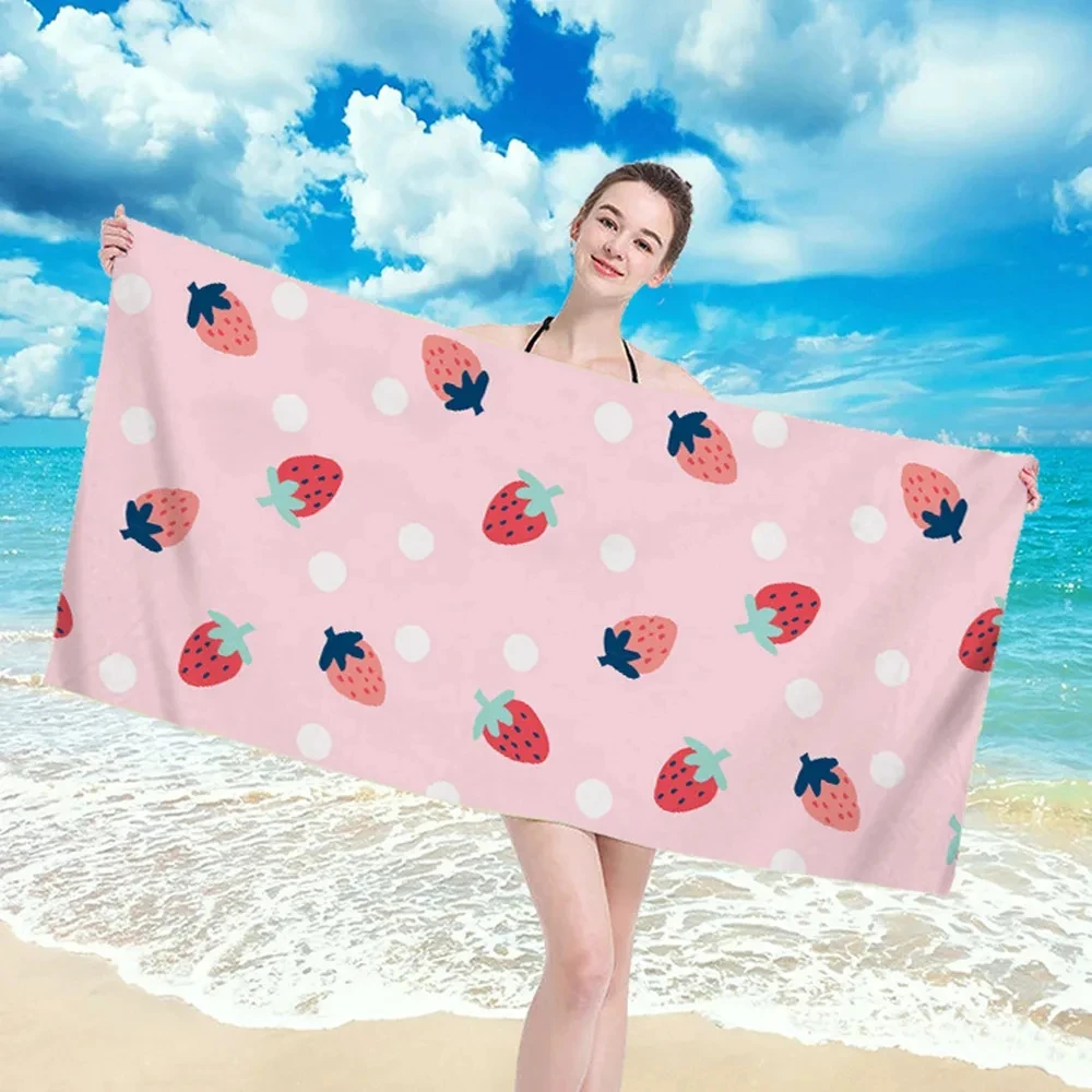 Cartoon Fruit Beach Towel Microfiber Quick Dry Bath Towel Sand Free Absorbent Beach Blanket Gym Sport Travel Swim Pool Towels
Cartoon Fruit Beach Towel Microfiber Quick Dry Bath Towel Sand Free Absorbent Beach Blanket Gym Sport Travel Swim Pool Towels