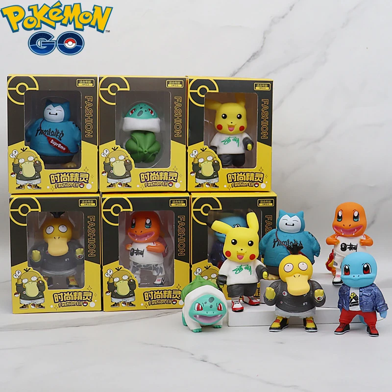 Original Pokemon Tide Play Action Figure Pikachu Snorlax Charmander 6styles Anime Model Ornaments Children Decorations Toys Gift
Original Pokemon Tide Play Action Figure Pikachu Snorlax Charmander 6styles Anime Model Ornaments Children Decorations Toys Gift