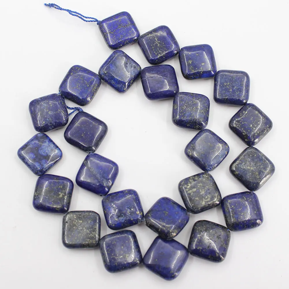 APDGG 14MM Natural Blue Lapis Lazuli Smooth Square Shape Loose Beads 15.5" Strand For Necklace Jewelry Making DIY
APDGG 14MM Natural Blue Lapis Lazuli Smooth Square Shape Loose Beads 15.5" Strand For Necklace Jewelry Making DIY