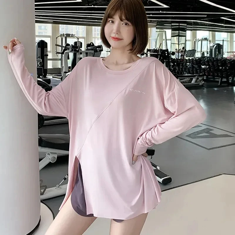 AllSeason Sport Women Solid Casual Sun Protection Shirt Pullover Long Sleeve Slim Tees Top Gentle Sexy Blouse Soft Gym Split
AllSeason Sport Women Solid Casual Sun Protection Shirt Pullover Long Sleeve Slim Tees Top Gentle Sexy Blouse Soft Gym Split