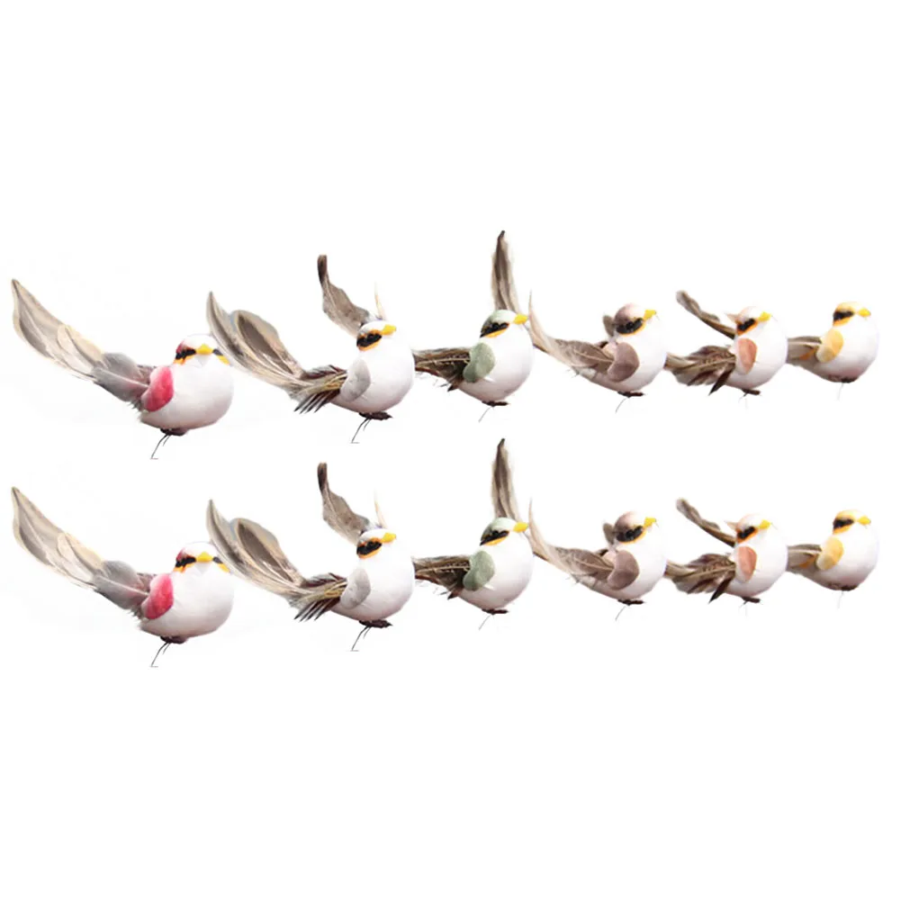 12pcs Artificial Birds Fake Foam Animal Simulation Feather Birds Models DIY Wedding Home Garden Ornament Decoration Tree Decor
12pcs Artificial Birds Fake Foam Animal Simulation Feather Birds Models DIY Wedding Home Garden Ornament Decoration Tree Decor
