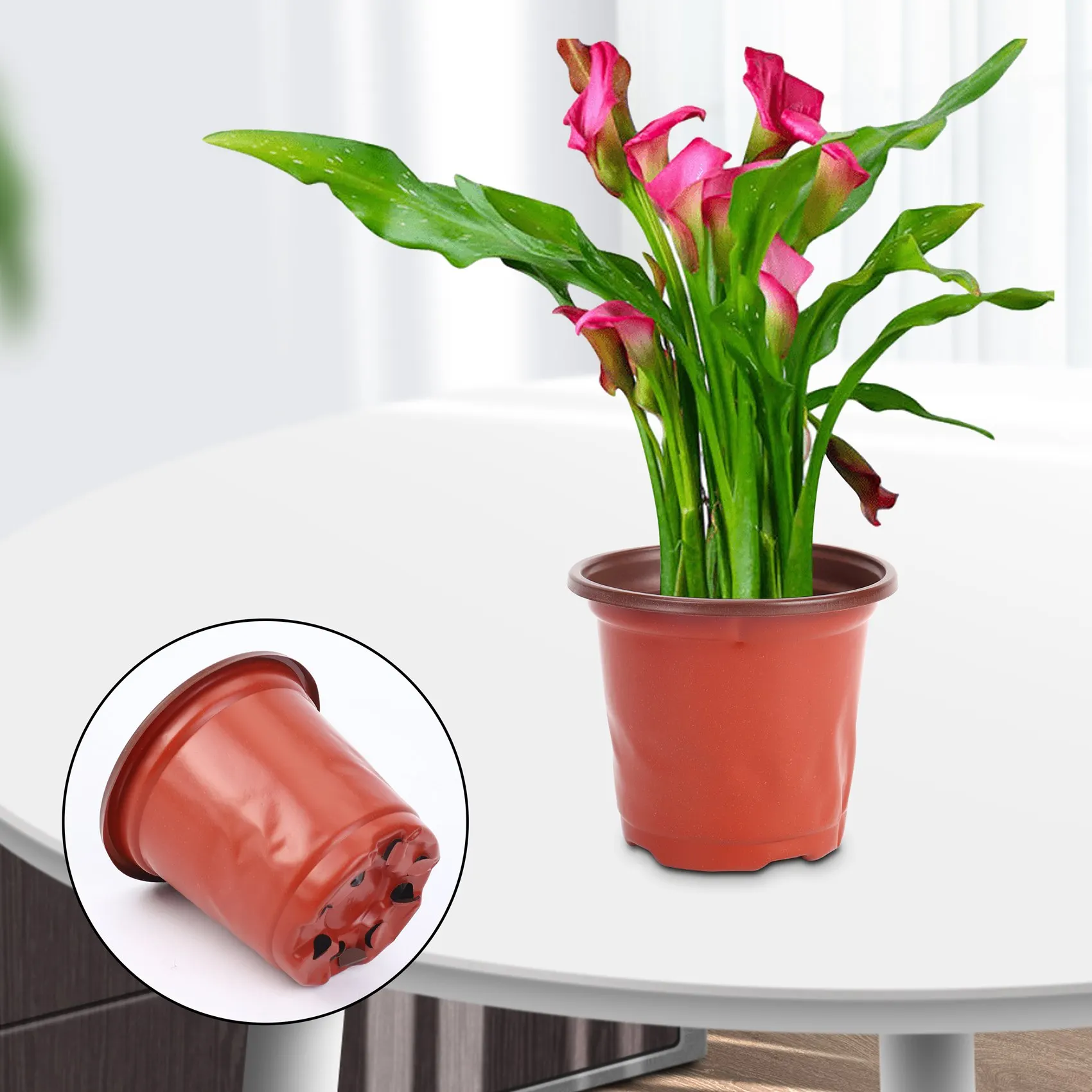 200Pcs 4 inch Plastic Flower Seedlings Nursery Supplies Planter Pot/Pots Containers Seed Starting Pots Planting Pots
200Pcs 4 inch Plastic Flower Seedlings Nursery Supplies Planter Pot/Pots Containers Seed Starting Pots Planting Pots
