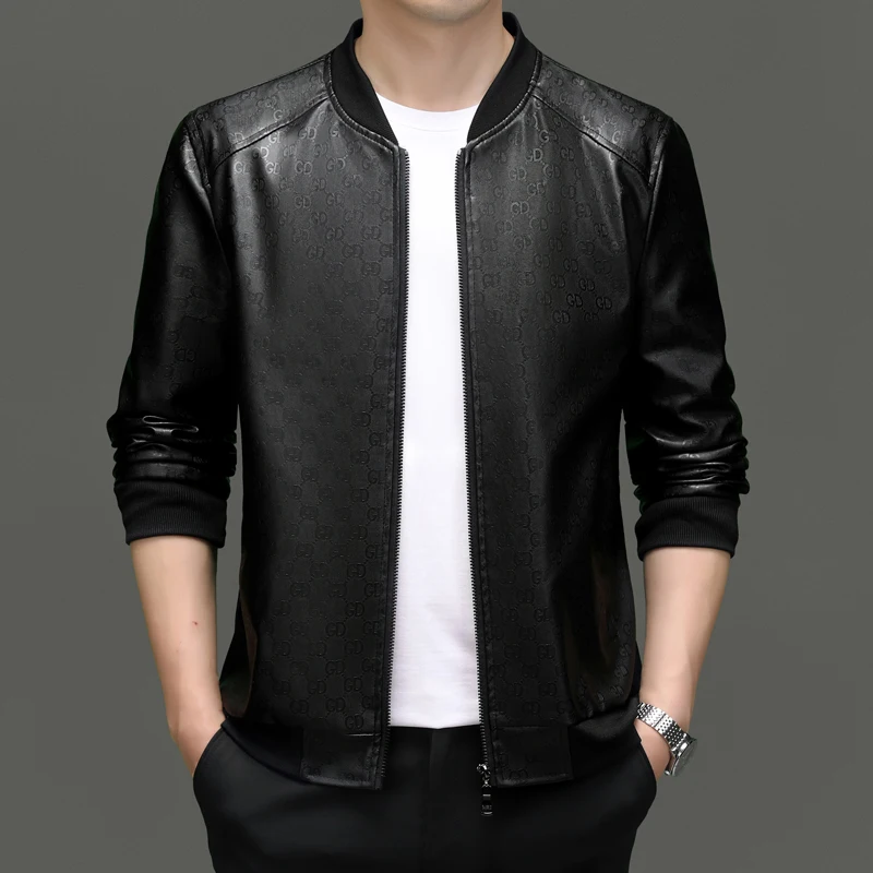 Men's Motorcycle Jacket Fashion City Imitation Leather Clothing PU Fabric Stand Collar Men's Leather Jacket Leather Jacket Men
Men's Motorcycle Jacket Fashion City Imitation Leather Clothing PU Fabric Stand Collar Men's Leather Jacket Leather Jacket Men